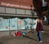Employment center in poorer neighborhood