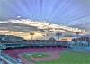 Empty Fenway Park in Boston