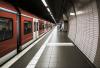 Empty German subway station