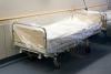 Empty hospital bed