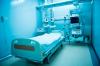 Empty hospital bed