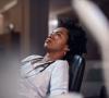 Exhausted doctor