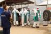 Ebola patient in Lunsar, Sierra Leone