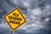 'Flu season ahead' sign