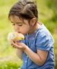 Girl with chick