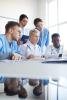 Group of doctors planning