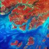 Guinea-Bissau by satellite
