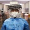 Healthcare worker in full protective equipment South Africa