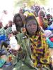 Women in Mali with bottles of antibiotics