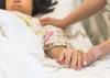 Patient receiving hospital care