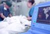 Hospital monitor and healthcare workers