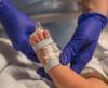 IV antibiotics for a newborn