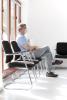 Lone patient in waiting room