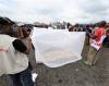 Malaria bed net demonstration