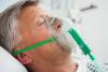 Man with oxygen mask