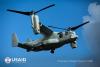 Osprey lands in Tubmanburg, Liberia