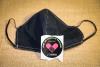 Mask and COVID vaccine sticker