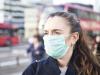 Woman wearing mask in London