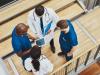 Hospital consult aerial view