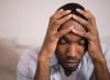 Migraine in young man