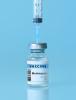 Monkeypox vaccine vial and syringe