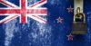 New Zealand flag and paddlelock