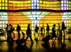 Travelers at O'Hare Airport