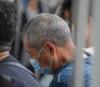 Older man wearing mask in Shanghai subway