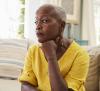 Worried older woman