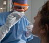 COVID-19 oral swabbing