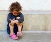 Orphaned girl on street