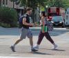 Pedestrians in Iowa City