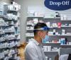 Pharmacist with mask and visor