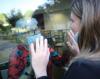 Physical distancing at window