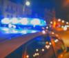 Police car at night
