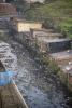 Polluted slum