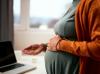 Pregnant woman taking pills