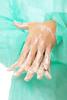Scrubbing up hand washing