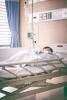 Sick boy in hospital