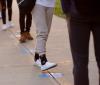Social distancing feet
