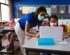 Teacher in classroom
