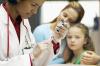 Child awaits vaccination