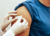 Vaccine bandage on arm