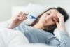Woman with fever