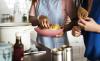 Women cooking together