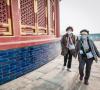 Women wearing masks in Beijing