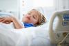 Young girl in ICU